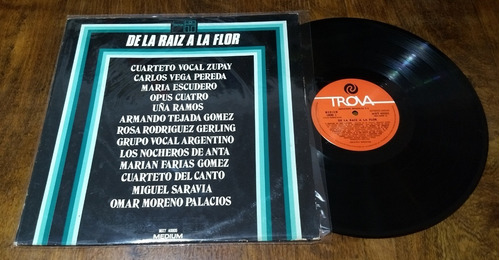 De La Raiz A La Flor Compilado Trova Folklore Disco Lp Vinil