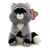 Peluche Mapache Sentado Suave 28 Cm Phi Phi Toys Ttm 8136