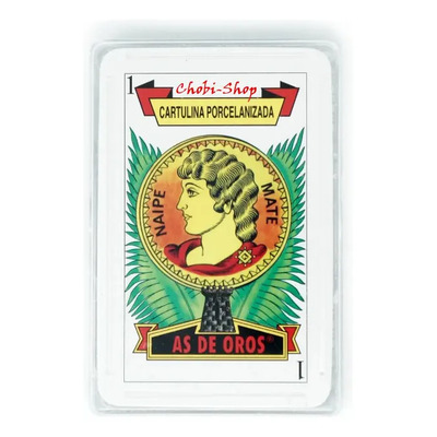 Naipes Faisán Baraja Española 40 Cartas As De Oros Cartulina Porcelanizada | MercadoLibre