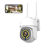 Cámara De Seguridad Exterior Wifi Inalámbrica 1080p C/alarma