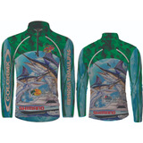 Jersey Playera De Pesca Deportiva Mod. Marlin Personalizado