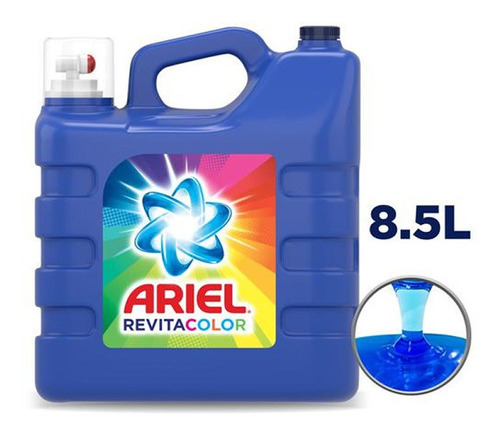 Detergente Ariel Revitacolor  8.5 L Li - L a $16625