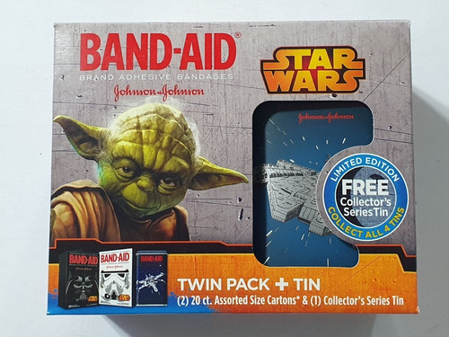 Curitas Band Aid Star Wars Caja Maltratada Nueva Halcón C3po