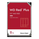 Disco Duro Western Digital Red Plus Nas 8tb Hdd 3.5  Rojo