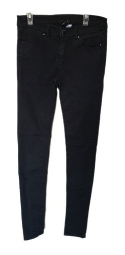 Jeans Negro Skinny. Marca Divided By H&m. Talla 38