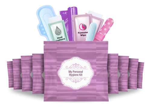 Kit Menstrual Todo En Uno, Paquete De 10 Unidades | Comodida