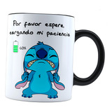 Taza Mágica Stitch Cargando Nivel De Paciencia - Error 