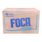 Caja Detergente Foca De 1 Kg Con 10 Bolsas