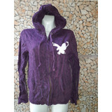 Sudadera Morada American Eagle Talla M De Mujer-f14