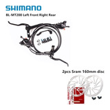 Juego De Frenos De Disco Shimano Mt200 Bike Mtb Hidráulicos