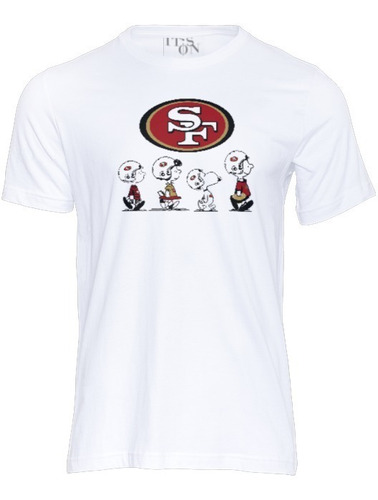 Playera 49ers De San Francisco. Snoopy. Nfl. Peanuts. 49