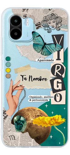 Funda Para Xiaomi Mujer Signo Zodiaco Virgo Con Tu Nombre