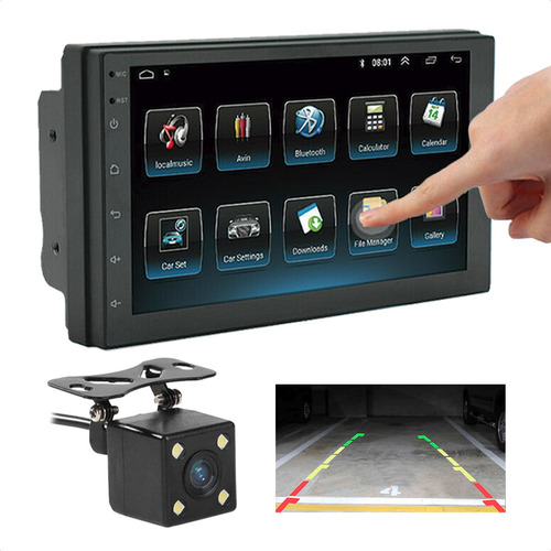 Stereo Pantalla Tactil Dakota Gps Android Bt Camara Volante