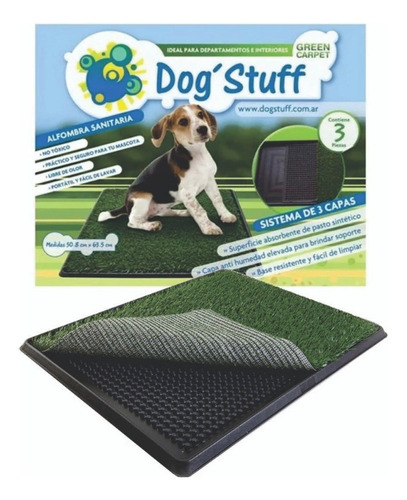 Dog Stuff Clásica Con Sistema De 3 Capas - Bandeja Sanitaria