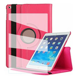 Kit Cristal Templado + Funda Giratoria Para iPad A1893 A1954