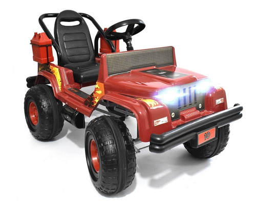 Karting A Pedal Auto Infantil Wrangler Tipo Jeep  Con Luces