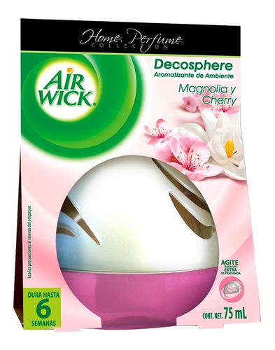 Aromatizante Air Wick® Decosphere Aroma Magnolia Cherry 75ml