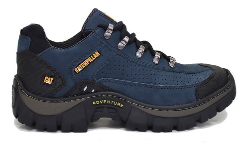 Adventure Caterpillar Cano Baixo Em Couro Legitimo Promoção