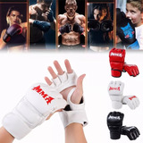 Guantes De Boxeo Con Entrenamiento De Medio Dedo Kickboxing