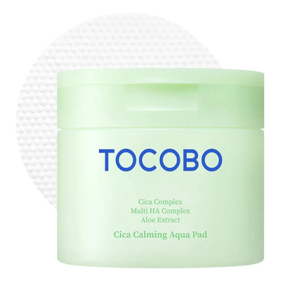 Tocobo Cica Calming Aqua Pad Toner Pads Refrescantes Momento de aplicación Día\u002FNoche Tipo de piel Sensible | Envío gratis