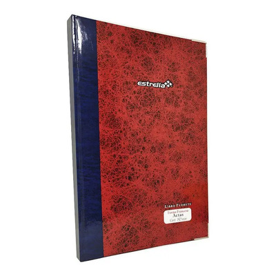 Libro Florete De Actas Estrella Forma Francesa 192 Hojas 1pz | Meses sin interés