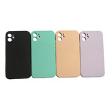 Carcasa Para iPhone 11 Silicona Liquida Protector Camara