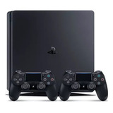 Consola Playstation 4 Slim 1 Tera + 2 Joystick 