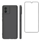 Capa Capinha + Película 3d Vidro Para Motorola Moto G84 5g