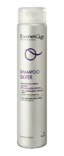 Shampoo Matizador Silver Bonmetique 350ml 