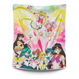 Cobija Frazada Sailor Moon 100x 150 Cm Flanel  Anime