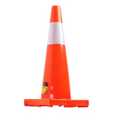 Cono De Seguridad 45 Cm Con Reflejante Mikels Color Naranja