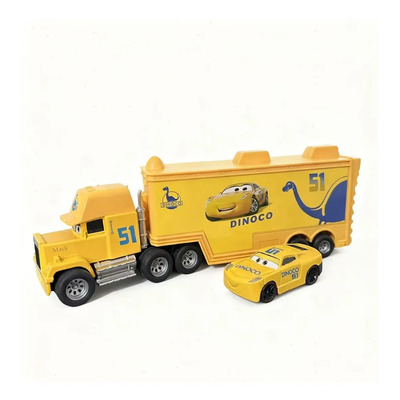 Adv Fg Trailer Mack Y Carro Rayo Mcqueen Cars Metal | Meses sin interés