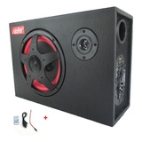 Subwoofer Amplificado Con Bt 8in Bajo Audio Para Auto Carro