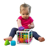 Juego Didáctico Cubo Sensorial Bebé Estimulación Temprana