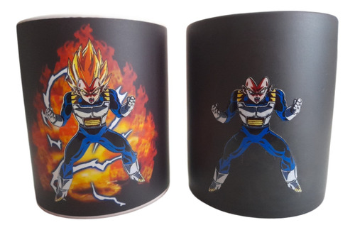 Taza Mágica 3d  Vegeta Super Sayayin Dragon Ball Z