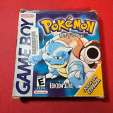Pokemon Blue Nintendo Game Boy Gb Original En Caja 