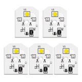 5 Bombillas Led De Repuesto Para Refrigerador Ge, Impermeabl