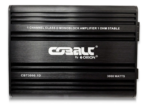 Amplificador Orion Cobalt Cbt-3000 Clase D Amp 3000w Color Negro