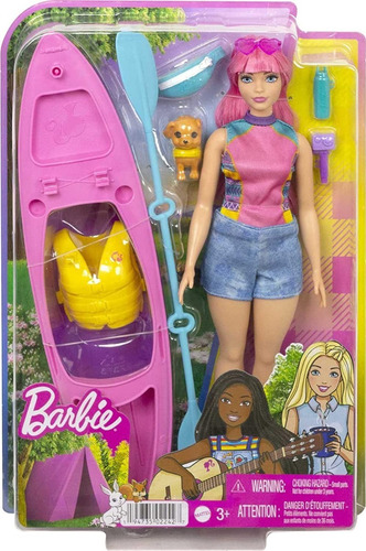 Barbie Con Kayak Y Accesorios - Mattel