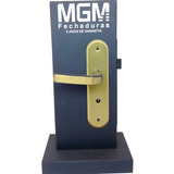 Fechadura Stilo Alavanca Para Porta Wc Banheiro Bronze Mgm