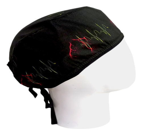 Gorro Quirúrgico Hombre + Lanyard Electrocardiograma Cardio