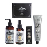 Sir Fausto Barber Shop Shampoo + Tonico Pomada Barba 6c Fragancia Natural