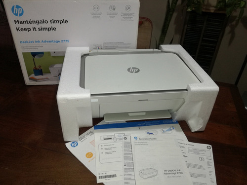 Impresora Hp Advantage Multif Color Deskjet Ink 2775  Blanco