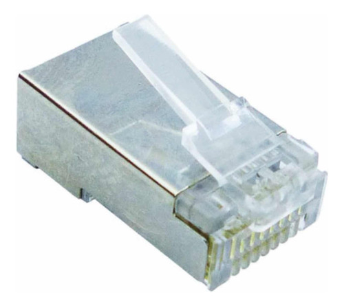 Conector Rj-45 De Metal Red Telefonica Categoria