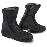 Shima Terra Men, Botas De Moto Para Hombre - Biker De Cuero 