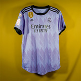 Jersey Real Madrid Visita Benzema #9 2022-23 Talla Xl Unisex