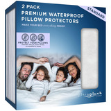 Protectores De Almohada Impermeables Ultraplush Premium...