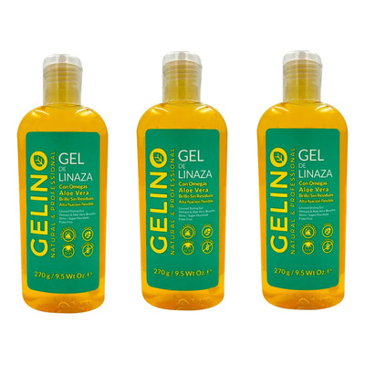 Gelino Gel De Linaza Pack De 3 Piezas | Envío gratis