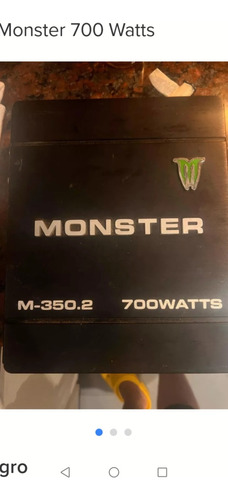 Potencia Monster 700w - Súper Tweeter Bala - Woofer Selenium
