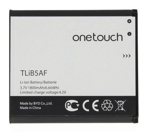 Bateria Pila Alcatel One Touch 997d C5 Tlib5af Ot-5035 5036